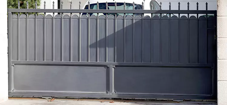 Metal Driveway Gate Installation Dixon