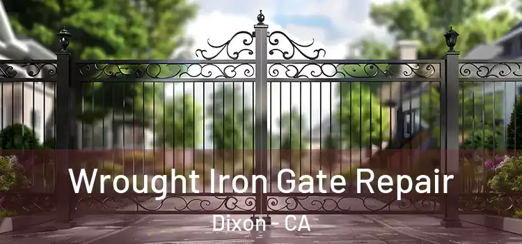 Wrought Iron Gate Repair Dixon - CA